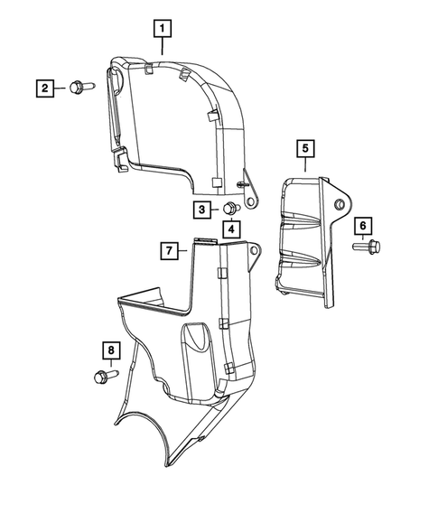 Timing Belt/Chain and Cover and Balance Shaft for 2015 Jeep Renegade #1