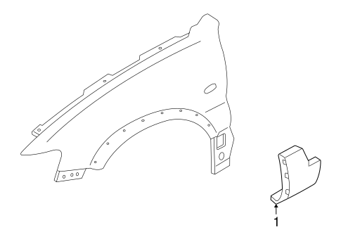 Mariner EXTERIOR TRIM - FENDER