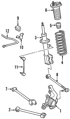 REAR SUSPENSION/REAR SUSPENSION for 2002 Toyota MR2 Spyder #2