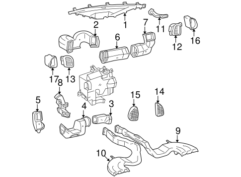 BODY/DUCTS for 2006 Toyota Sequoia #1