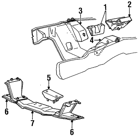 Engine/Engine & Trans Mounting for 1997 Ford F-350 #1