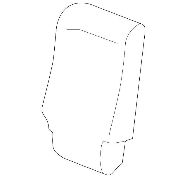22701663 Деталь SEAT BACK PAD, RIGHT