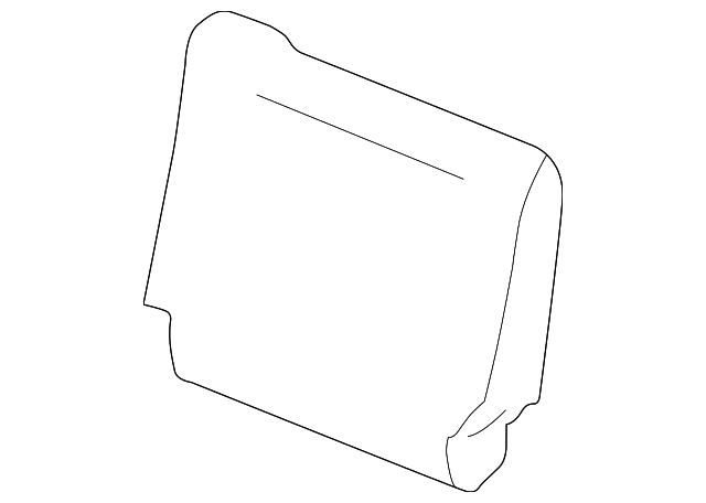 22701662 Деталь SEAT BACK PAD, LEFT