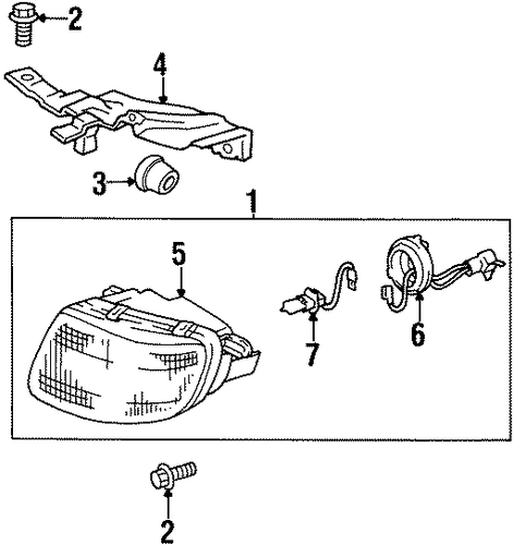 ELECTRICAL/BULBS - CHASSIS for 1998 Toyota Celica #3
