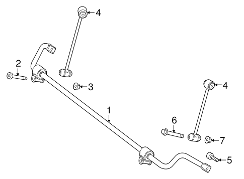 Stabilizer Bar & Components for 2020 Mercedes-Benz E 350 #0