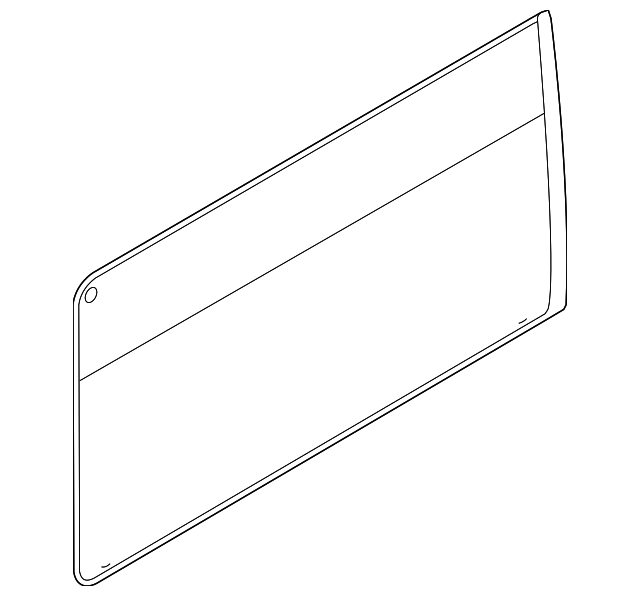 EK4Z-6129710-E Деталь DOOR GLASS, RIGHT