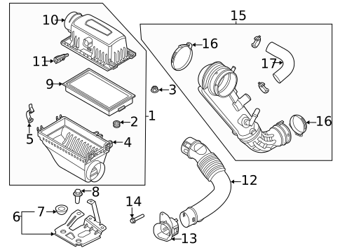 Air Intake for 2021 Ford Explorer #0