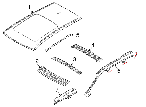 XC60 ROOF & COMPONENTS