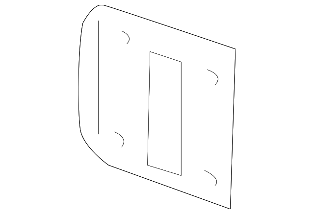 22669810 Деталь FRAME END CAP PLATE, RIGHT