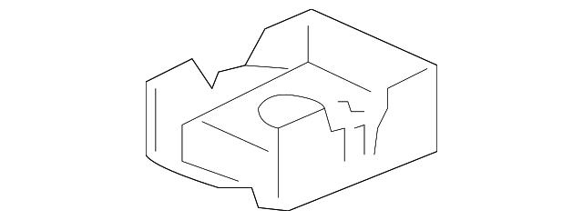11518529 Деталь OUTER REAR RAIL NUT, LEFT