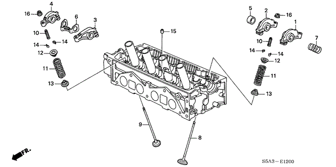 ENGINE/VALVE - ROCKER ARM (SOHC) for 2004 Honda CIVIC COUPE #1
