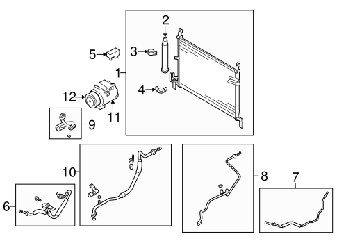 HVAC/Condenser, Compressor & Lines for 2015 Nissan GT-R #2
