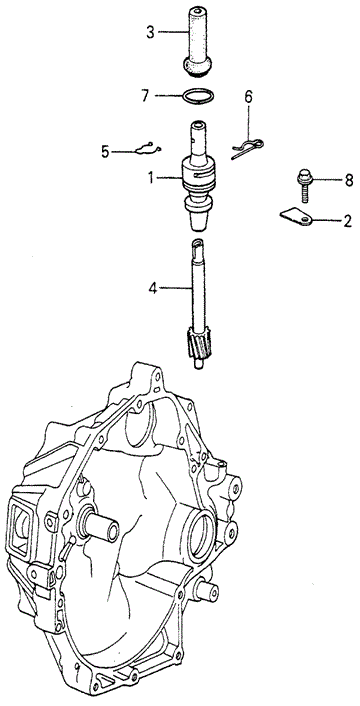 Transmission - Manual/MT Speedometer Gear for 1981 Honda ACCORD HATCHBACK #1