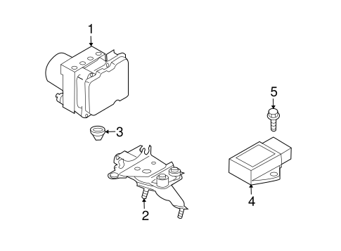 ABS Components for 2014 Infiniti Q60 #0