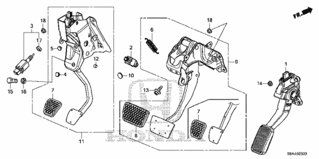 Pedal, Clutch Pedal, Clutch