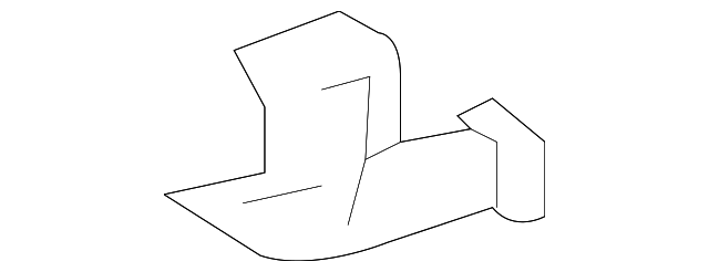 6E5Z-17A750-AA BUMPER BRACKET, RIGHT