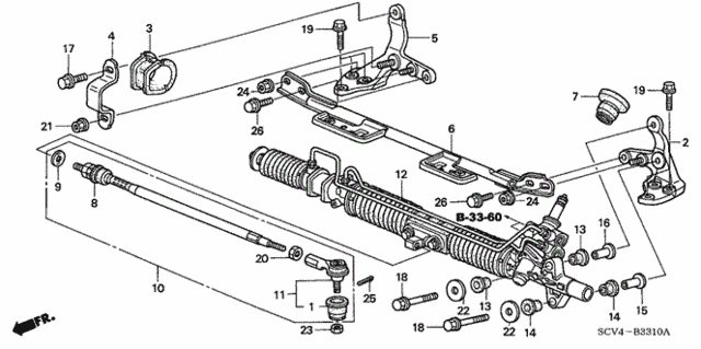 P.S. Gear Box for 2006 Honda Element #0