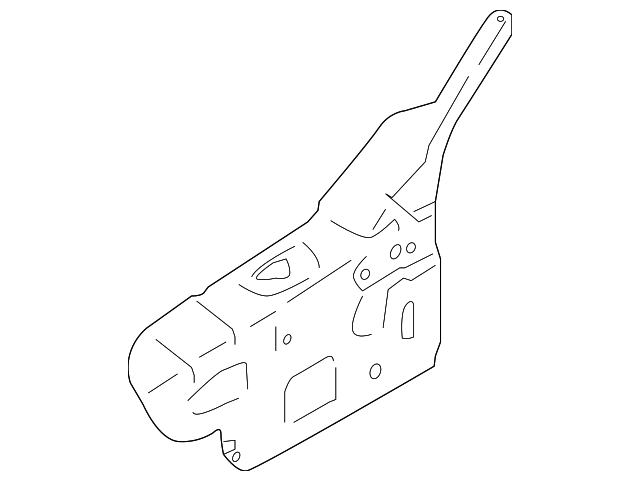 GR3Z-6302543-A WINDSHIELD PILLAR REINF LOWER REINF, LEF