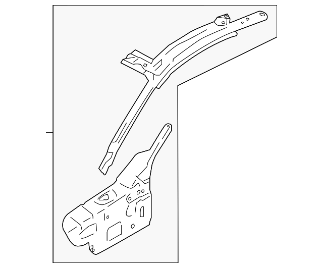 FR3Z-63025B32-A WINDSHIELD PILLAR REINF, RIGHT
