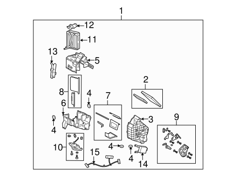 Heater for 2000 Kia Spectra #0