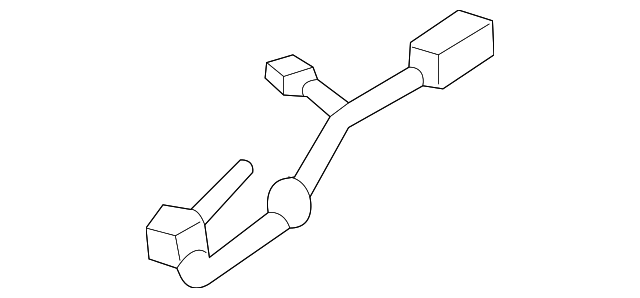 DP5Z-54518B41-A Деталь FRONT SUPPORT RETAINER CLIP, LEFT