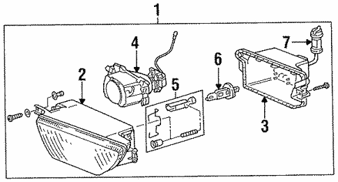 Fog Lamps for 1994 Audi Cabriolet #0