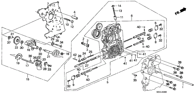 TRANSMISSION - AUTOMATIC/AT MAIN VALVE BODY for 1987 Honda ACCORD HATCHBACK #1
