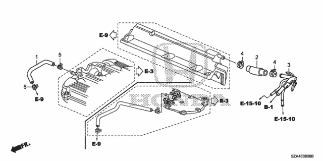 Breather Tube for 2010 Honda Pilot #0
