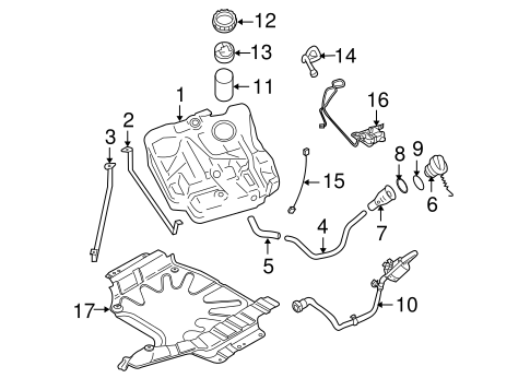 Fuel System Components for 2011 Volvo C70 #0