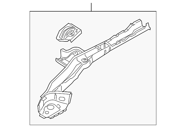 8S4Z-5410124-A Деталь REAR RAIL, RIGHT
