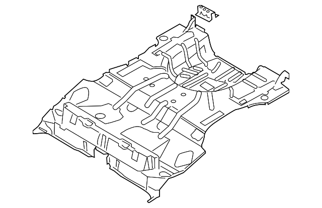 8S4Z-5411215-A Деталь REAR FLOOR PAN