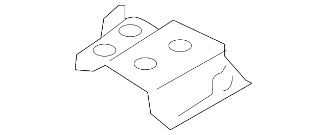 8S4Z-54116A34-A Деталь REAR FLOOR PAN FRONT BRACKET