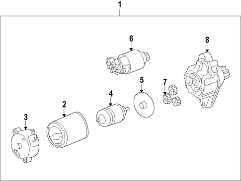 ELECTRICAL/STARTER for 2013 Toyota Camry #2