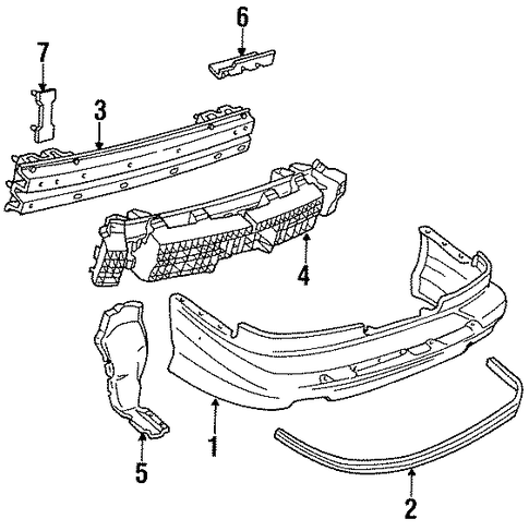 Lumina BUMPER & COMPONENTS - REAR