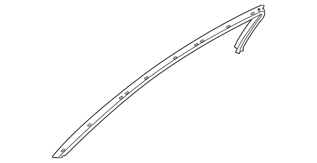 CR3Z-6351238-A Деталь UPPER W'STRIP RETAINER, RIGHT
