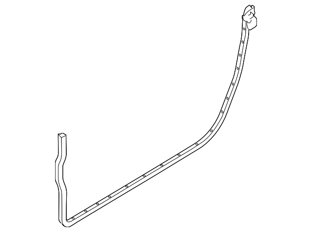 BR3Z-6320531-A Деталь LOWER W'STRIP, LEFT