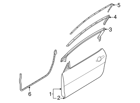 Body/Door & Components for 2013 Ford Mustang #1