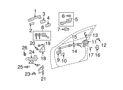 ELECTRICAL/FRONT DOOR for 2010 Toyota Venza #2
