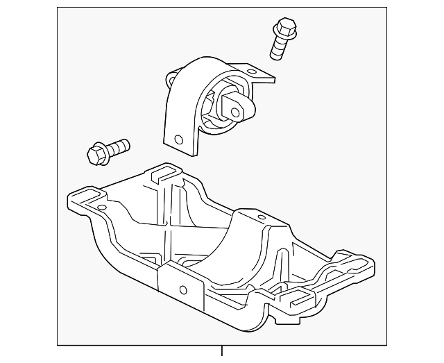 T2R1168 Деталь REAR MOUNT BRKT
