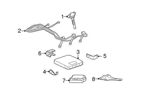 ELECTRICAL/IGNITION SYSTEM for 2000 Toyota Tundra #1