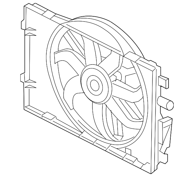 9E5Z-8C607-C FAN ASSY