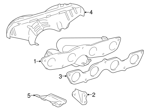 EXHAUST SYSTEM/EXHAUST MANIFOLD for 2001 Toyota Prius #1