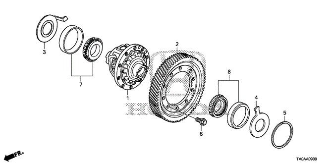 Transmission - Automatic/AT Differential (L4) for 2012 Honda ACCORD SEDAN #1