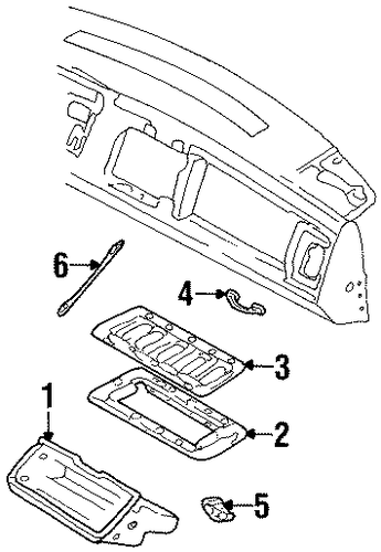C2500 Pickup GLOVE BOX