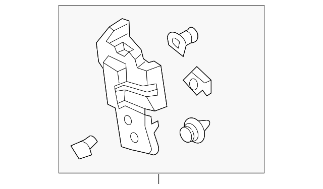FA1Z-5831011-AE Деталь UPR PILLAR TRIM