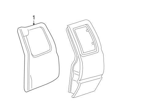 Sonoma INTERIOR TRIM - REAR DOOR
