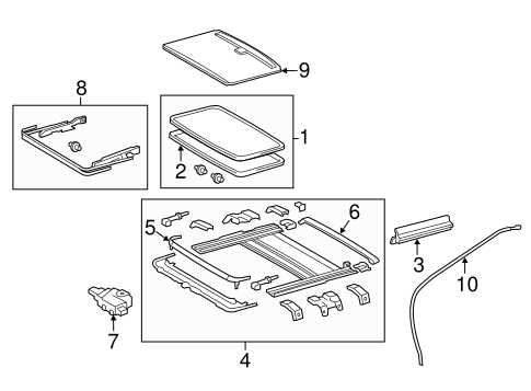 BODY/SUNROOF for 2016 Toyota Camry #1