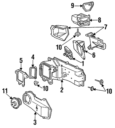 Camaro BLOWER MOTOR & FAN