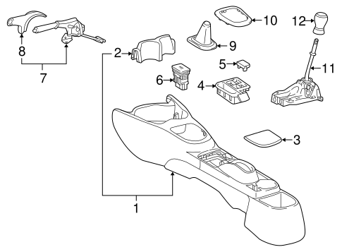 BODY/CONSOLE for 2012 Toyota Yaris #1