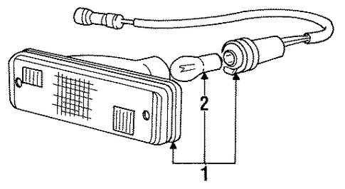XJS BULBS - CHASSIS